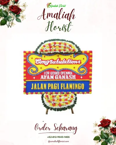 Bunga Papan Congratulation di Bawodesolo